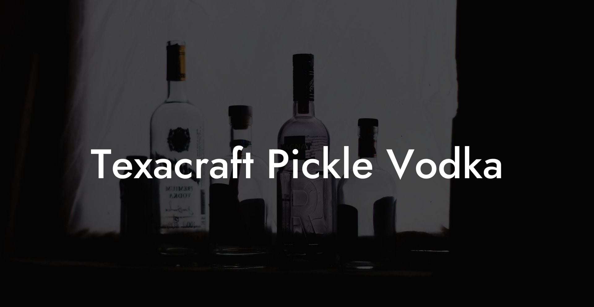 Texacraft Pickle Vodka