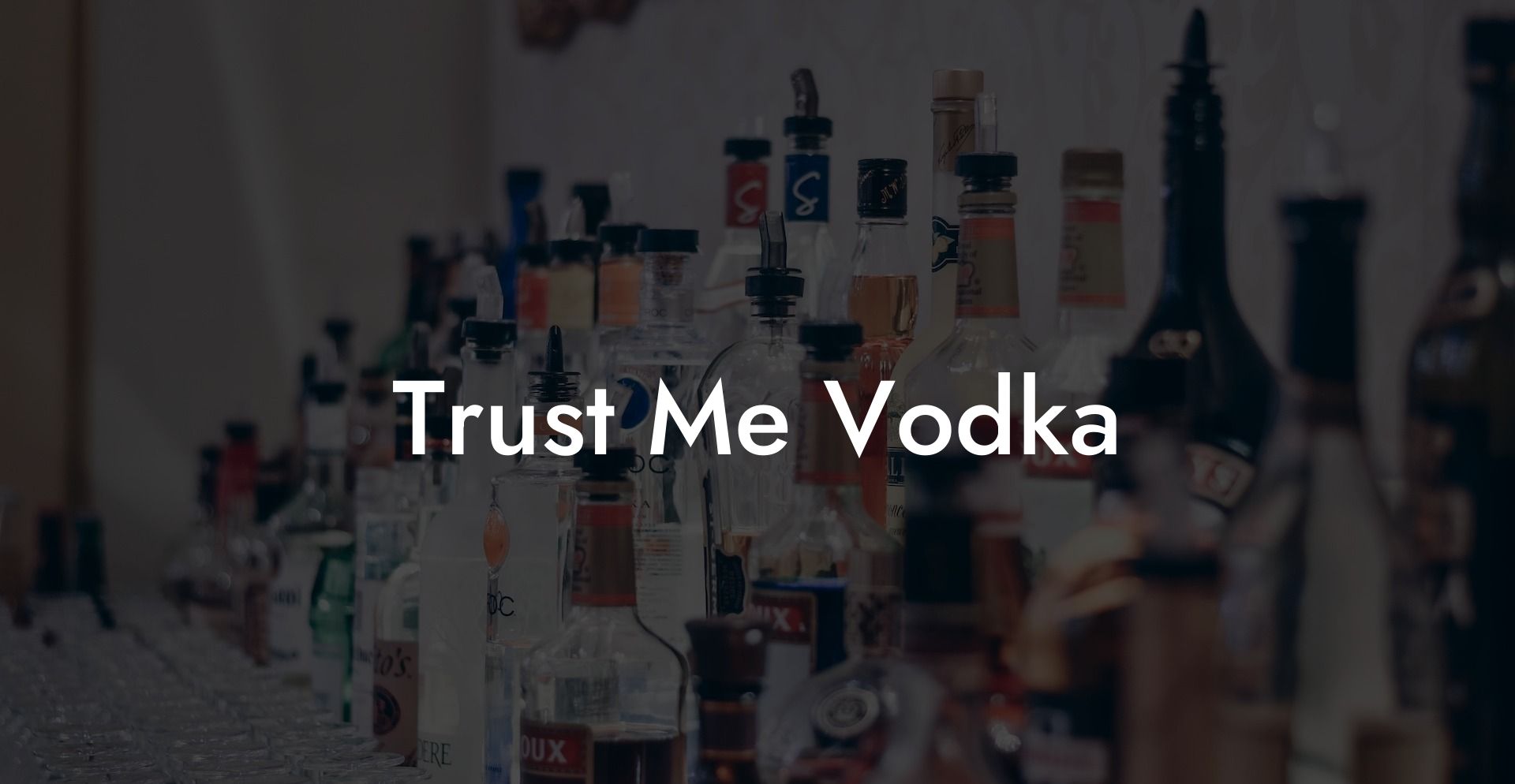 Trust Me Vodka