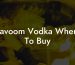 Vavoom Vodka Where To Buy