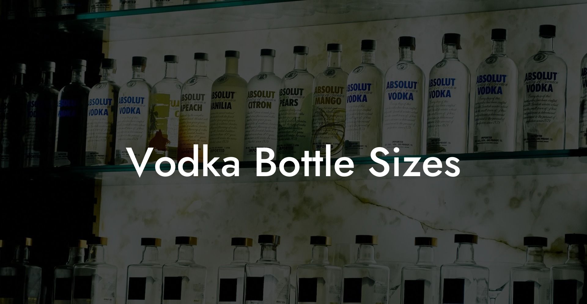 Vodka Bottle Sizes