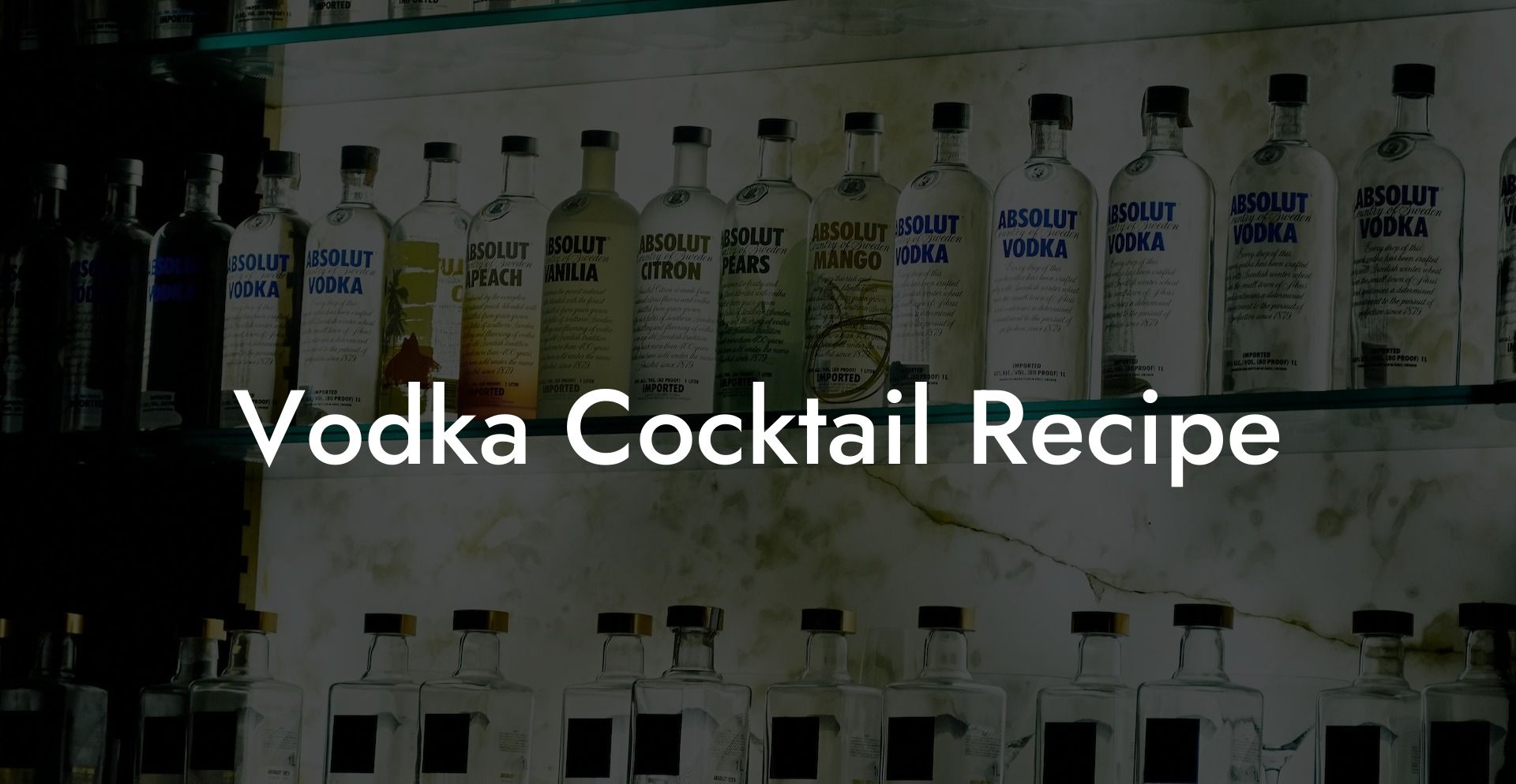 Vodka Cocktail Recipe