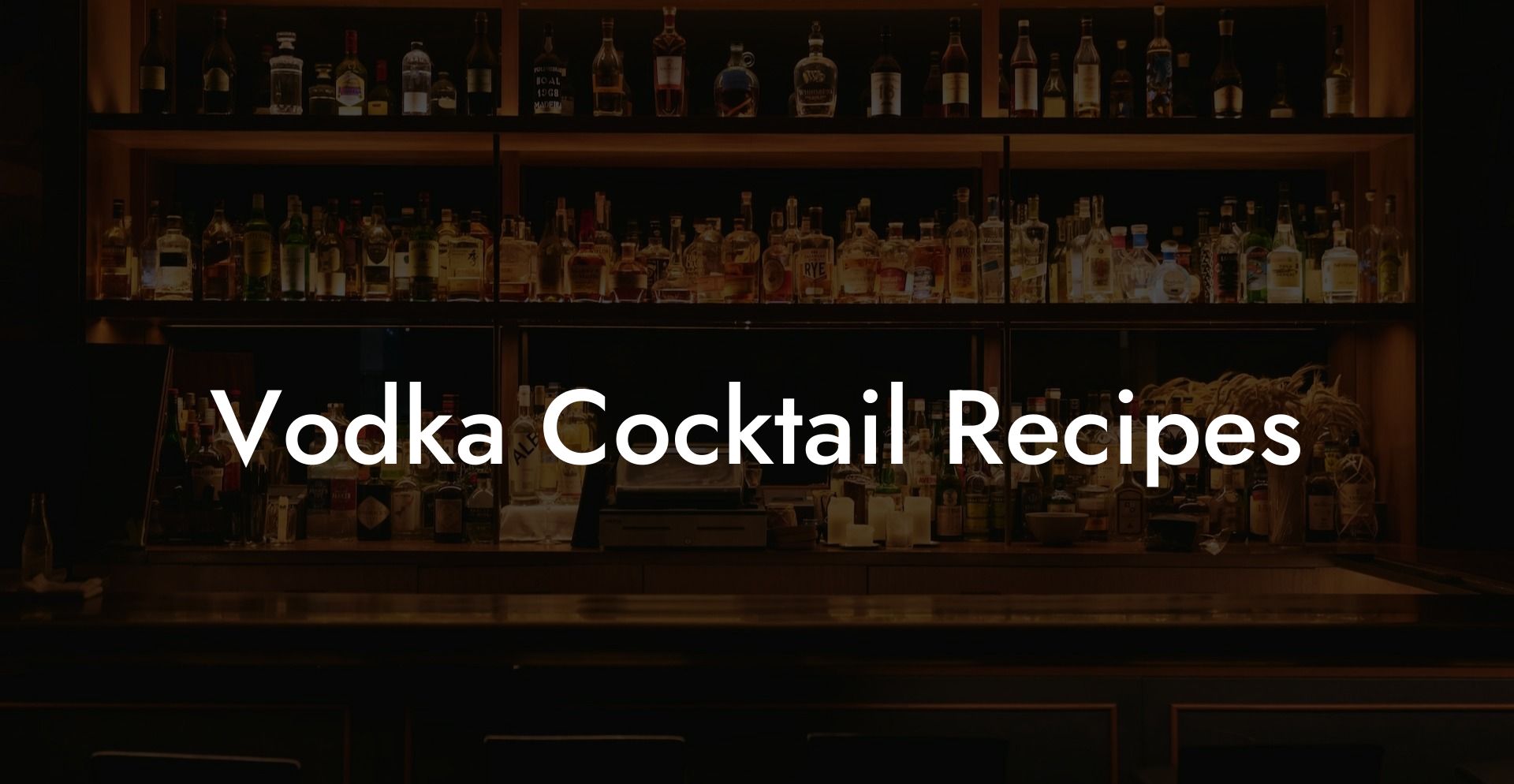 Vodka Cocktail Recipes