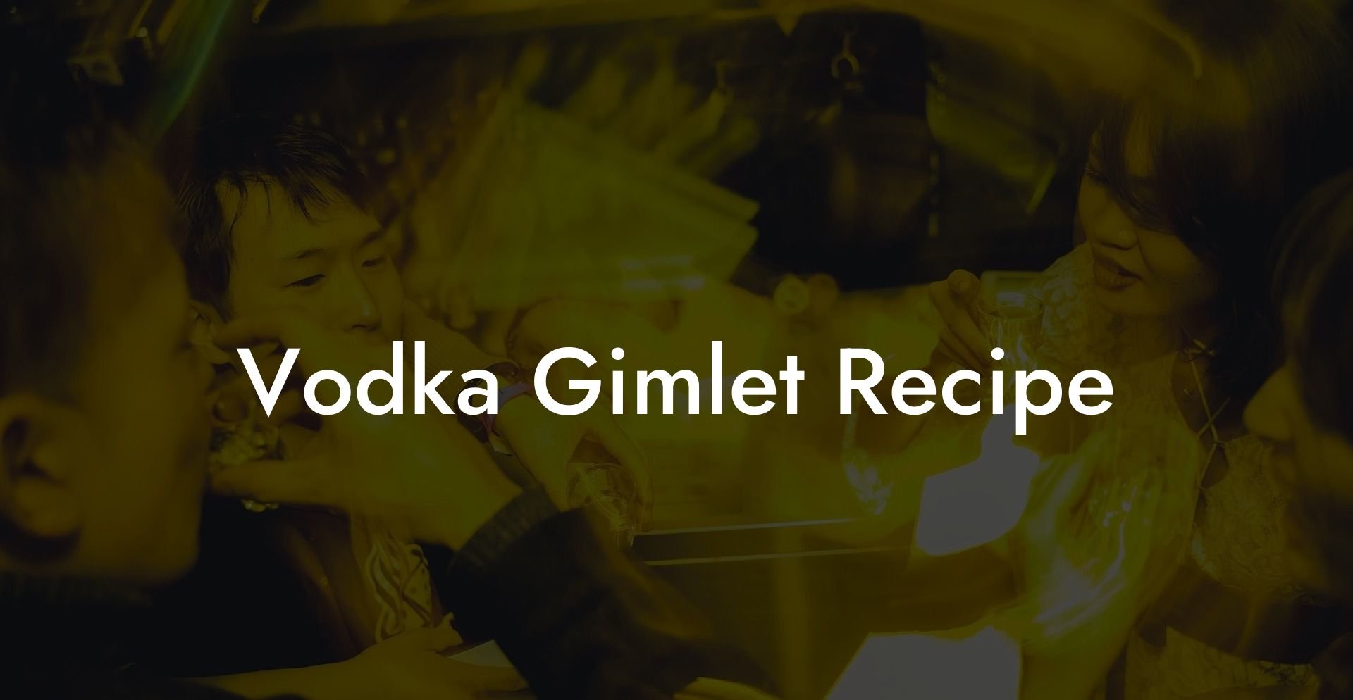 Vodka Gimlet Recipe