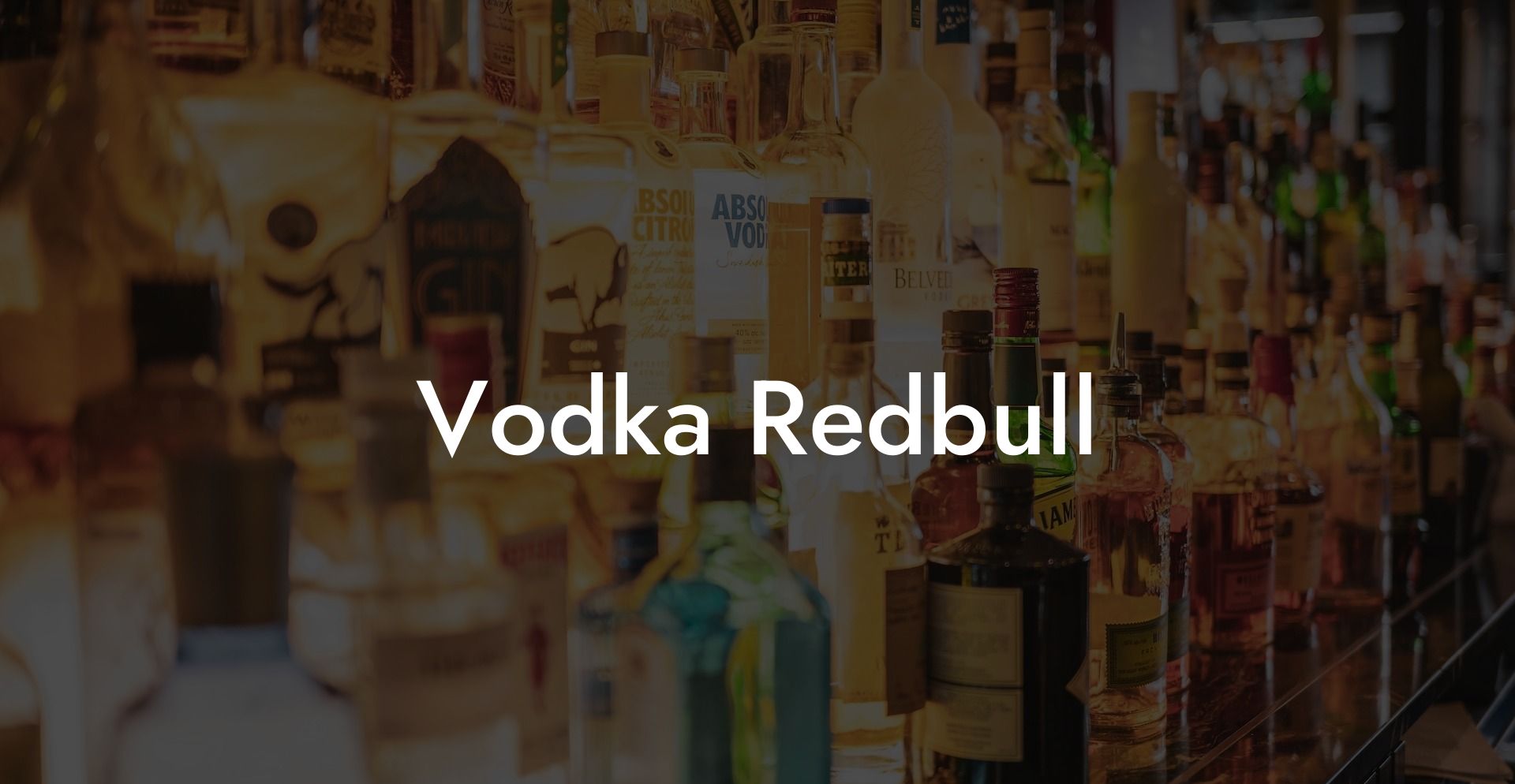 Vodka Redbull