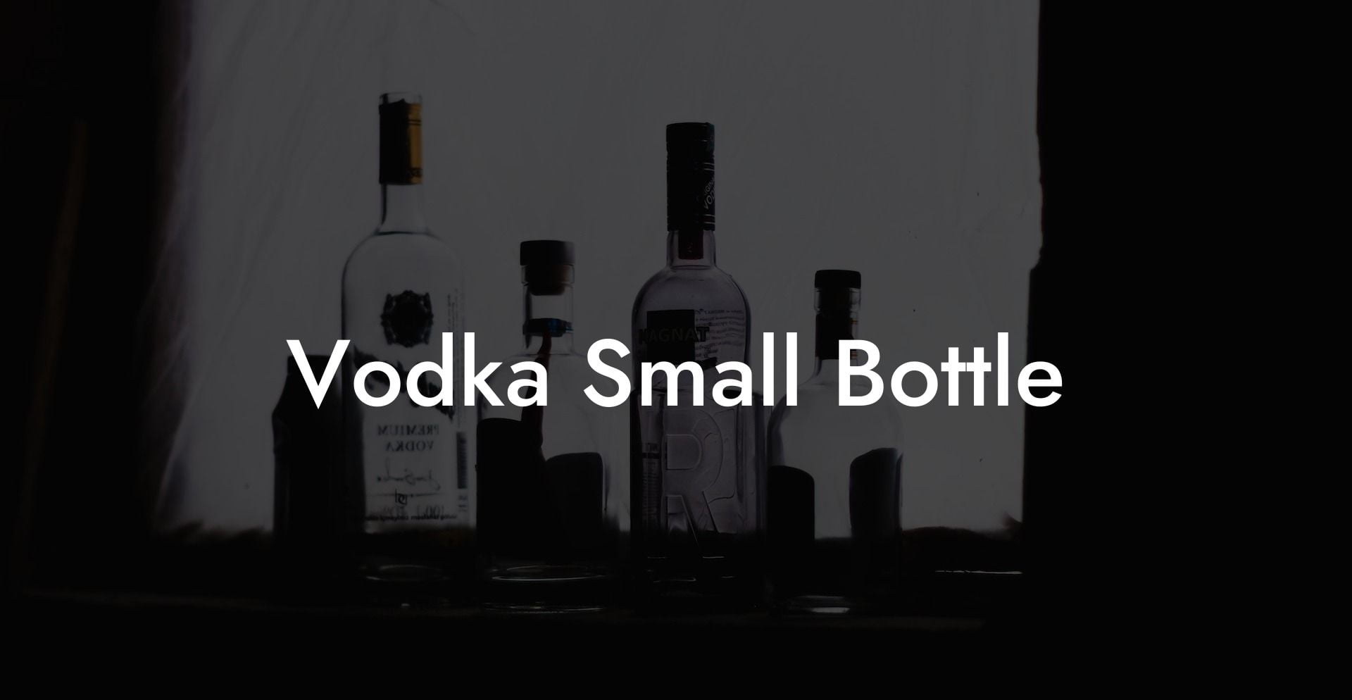Vodka Small Bottle