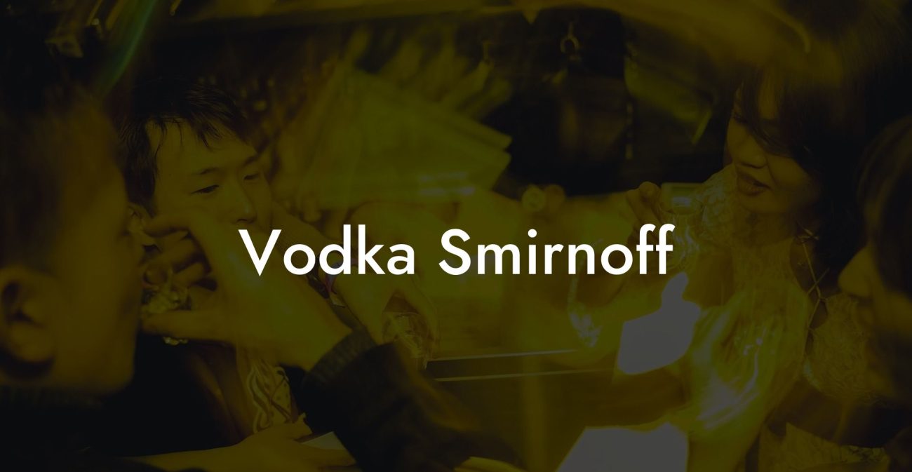 Vodka Smirnoff