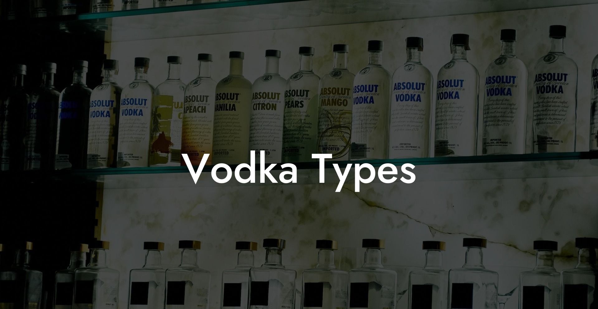 Vodka Types