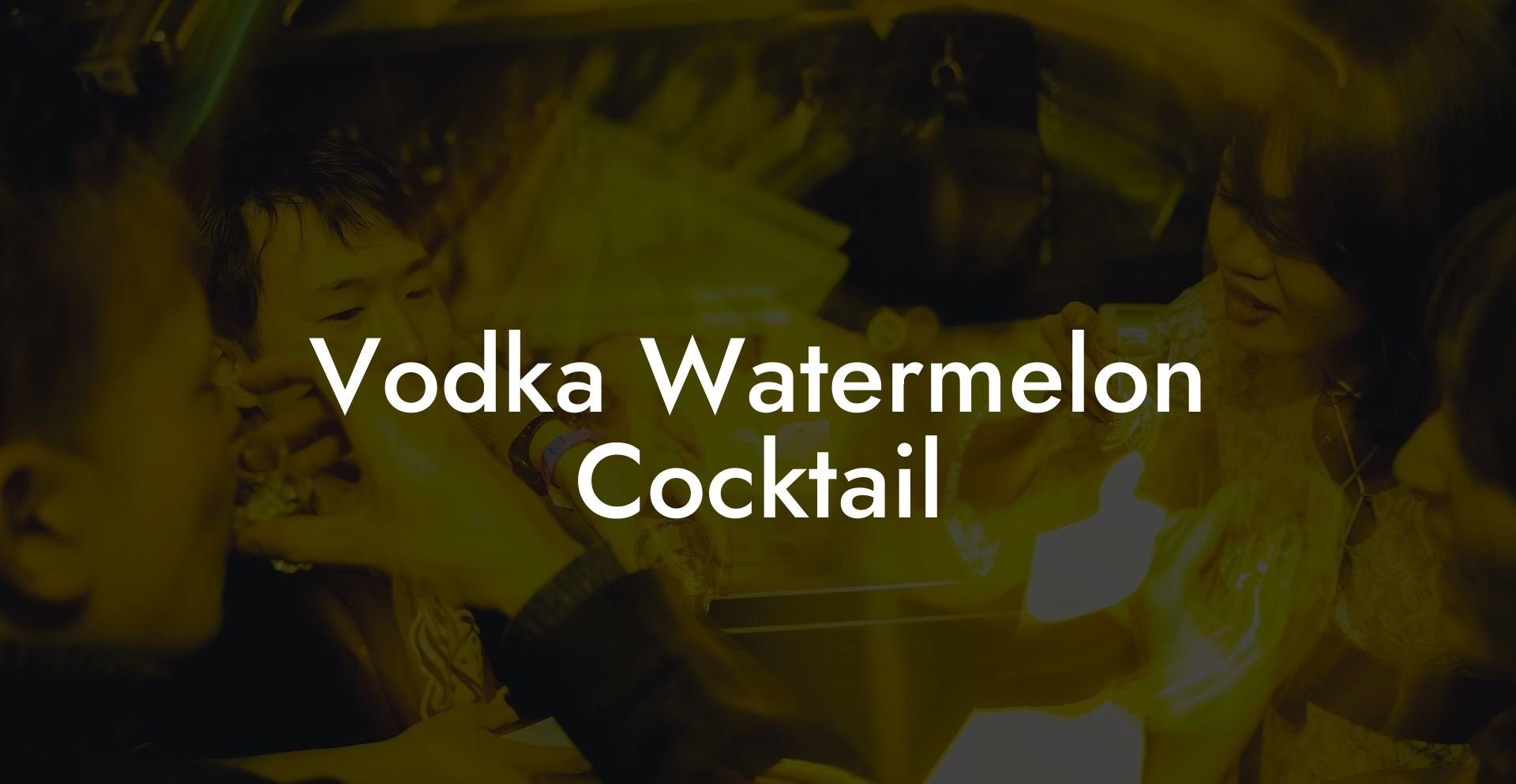 Vodka Watermelon Cocktail