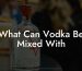 What Can Vodka Be Mixed With