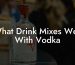 What Drink Mixes Well With Vodka