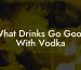 What Drinks Go Good With Vodka