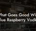What Goes Good With Blue Raspberry Vodka