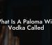What Is A Paloma With Vodka Called