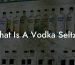 What Is A Vodka Seltzer