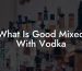 What Is Good Mixed With Vodka