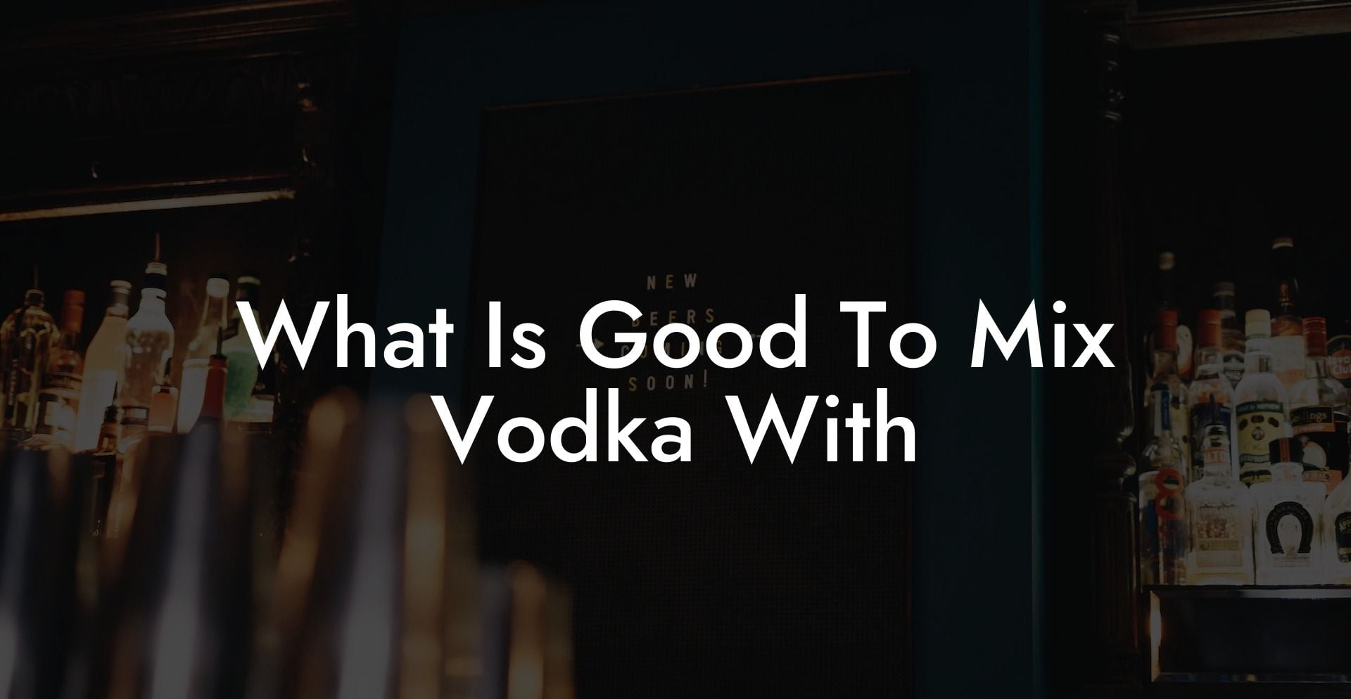 What Is Good To Mix Vodka With