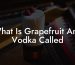 What Is Grapefruit And Vodka Called