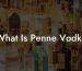 What Is Penne Vodka