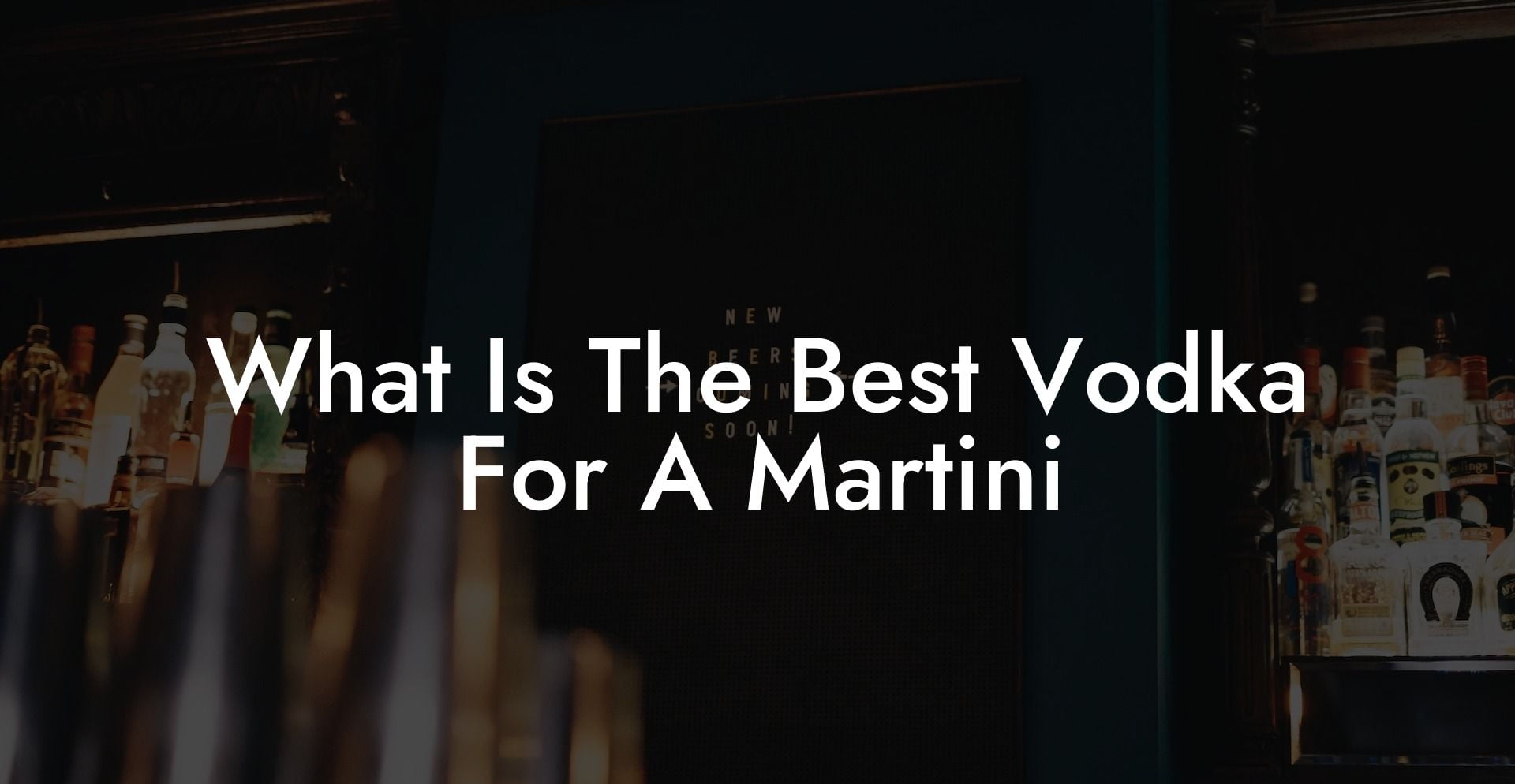 What Is The Best Vodka For A Martini
