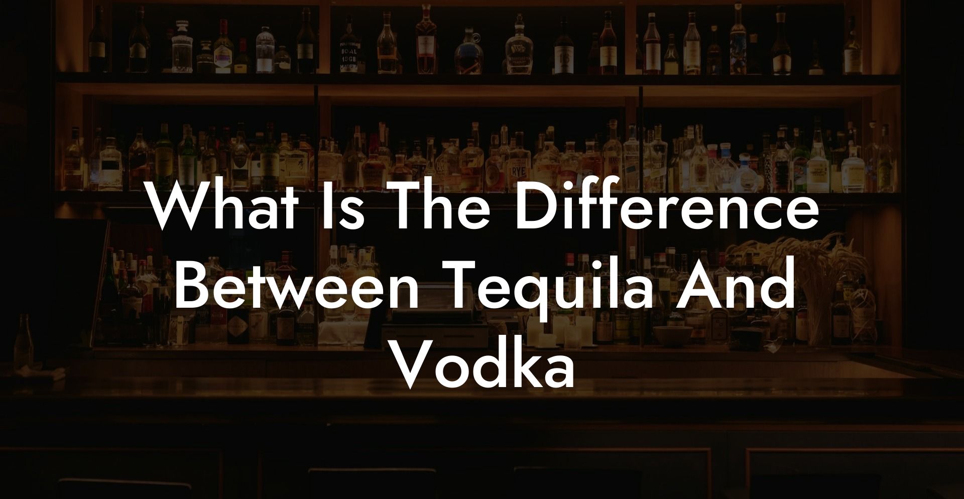 What Is The Difference Between Tequila And Vodka
