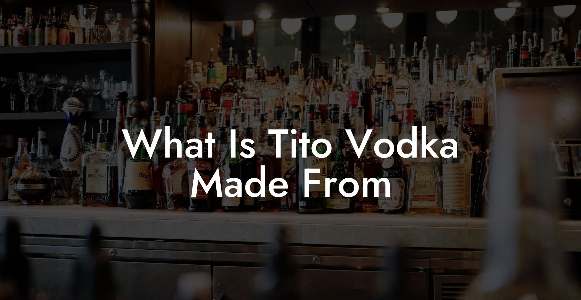 What Is Tito Vodka Made From