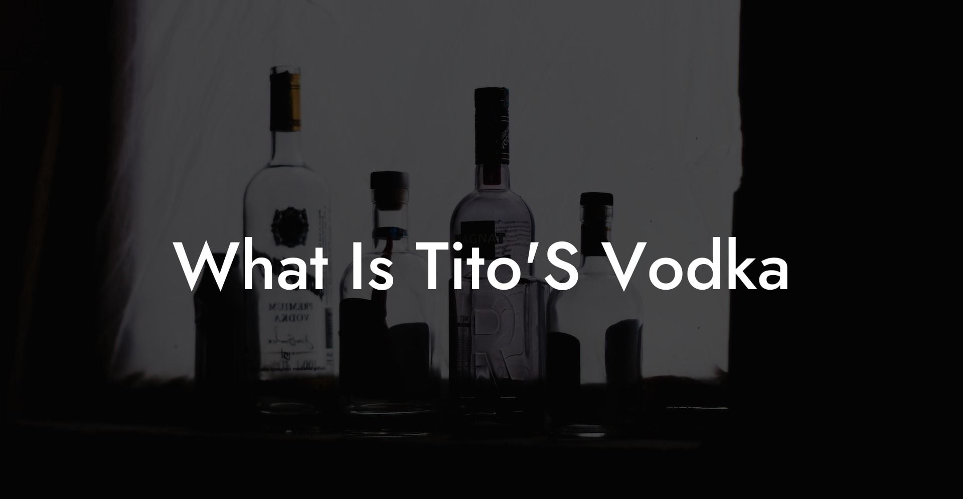 What Is Tito'S Vodka