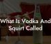 What Is Vodka And Squirt Called