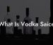 What Is Vodka Saice