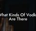 What Kinds Of Vodka Are There