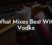 What Mixes Best With Vodka