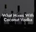 What Mixes With Coconut Vodka