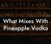 What Mixes With Pineapple Vodka