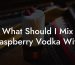 What Should I Mix Raspberry Vodka With