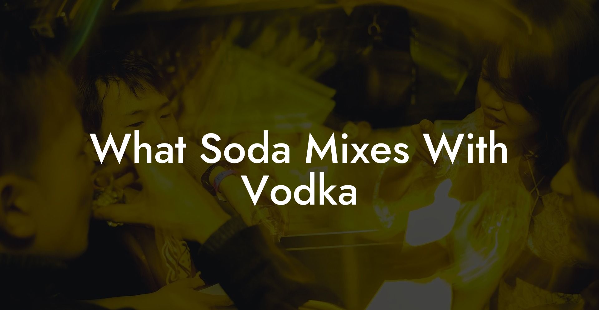 What Soda Mixes With Vodka