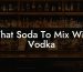 What Soda To Mix With Vodka