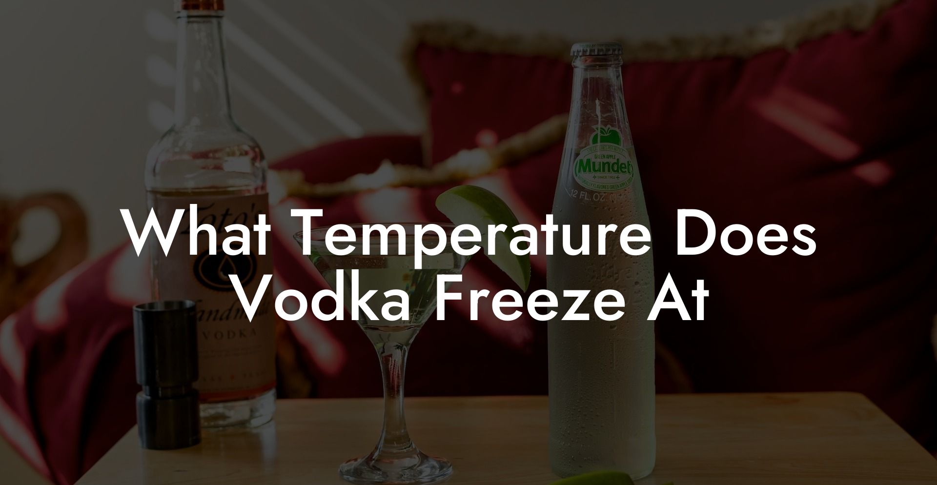 What Temperature Does Vodka Freeze At