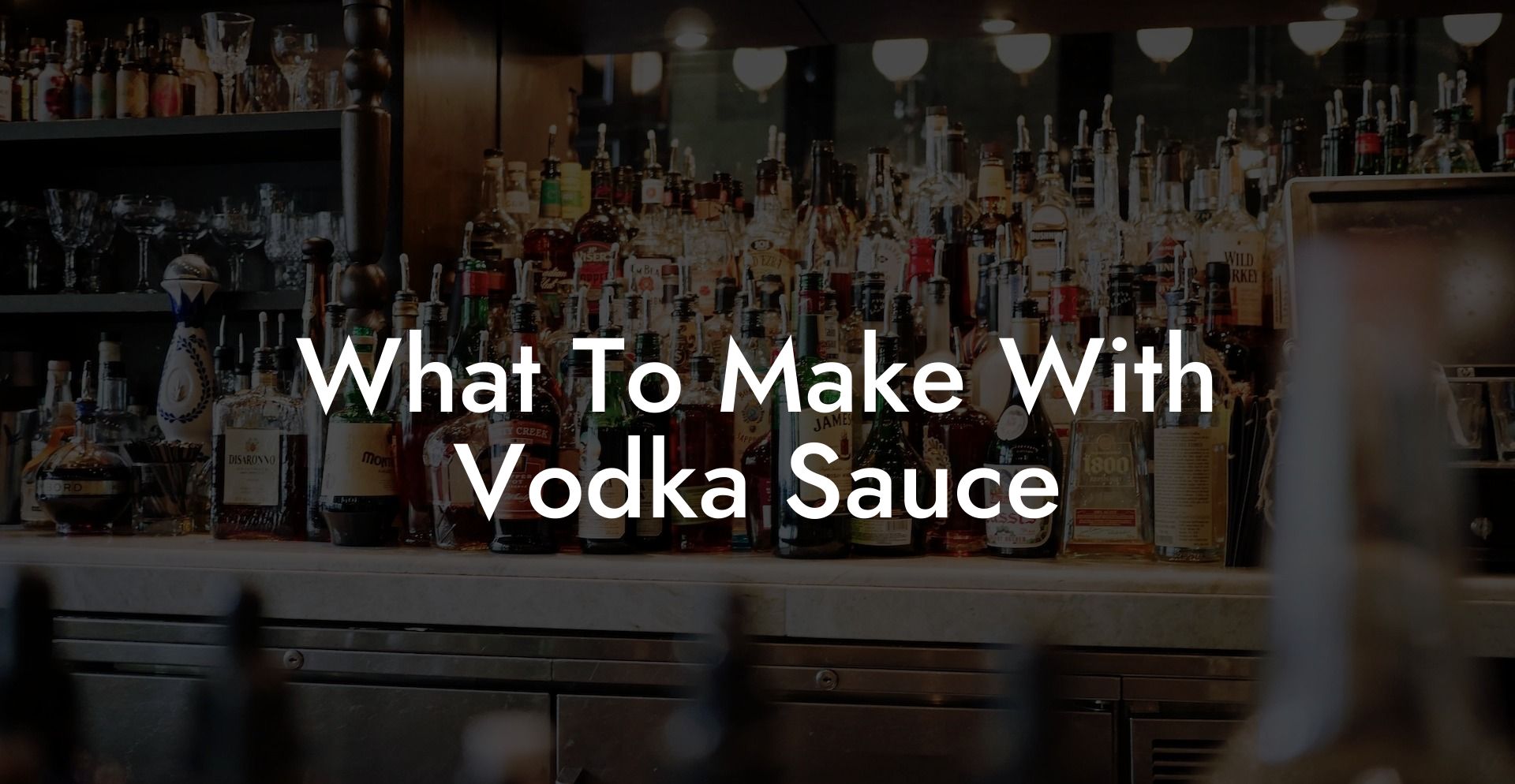 What To Make With Vodka Sauce