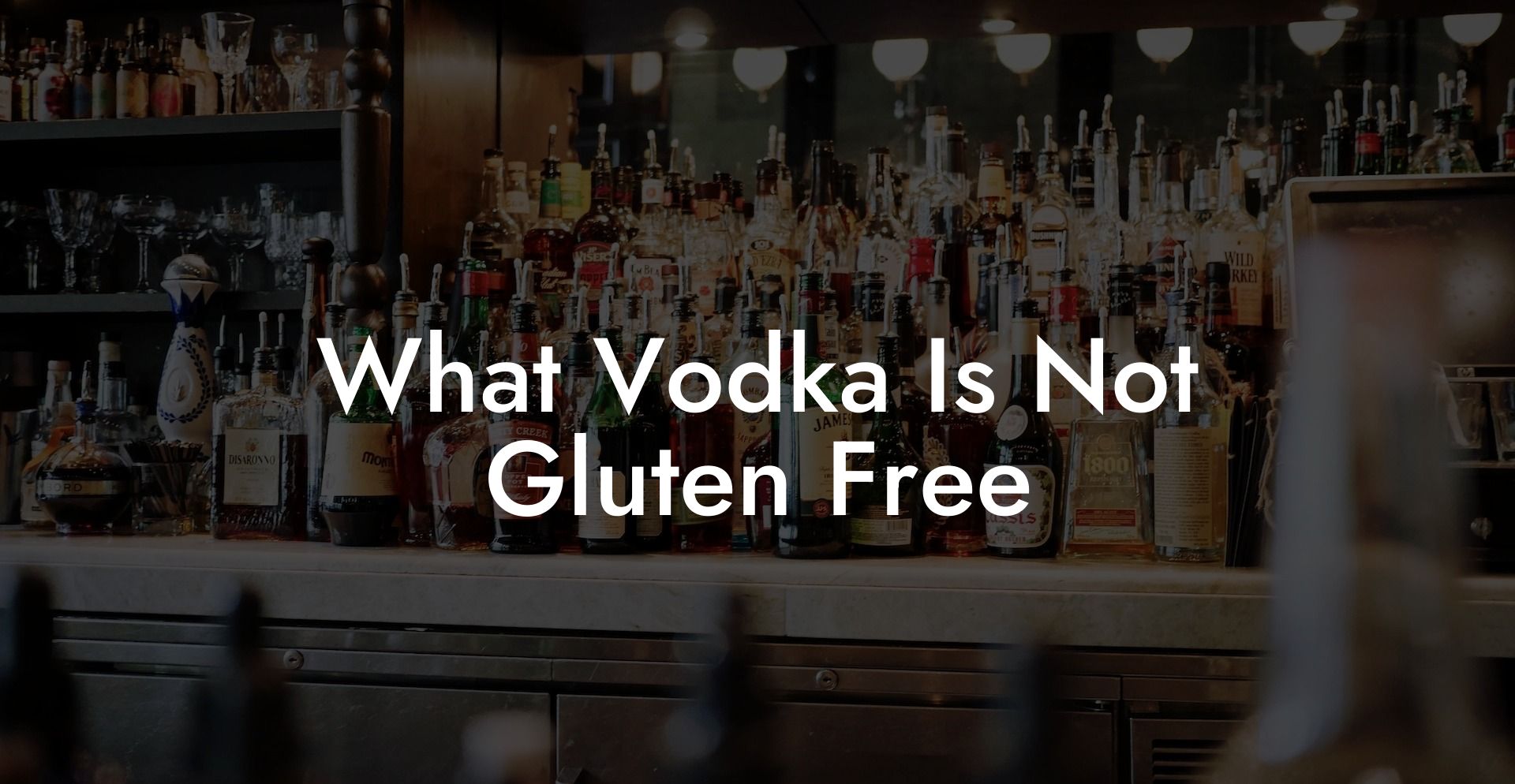 What Vodka Is Not Gluten Free