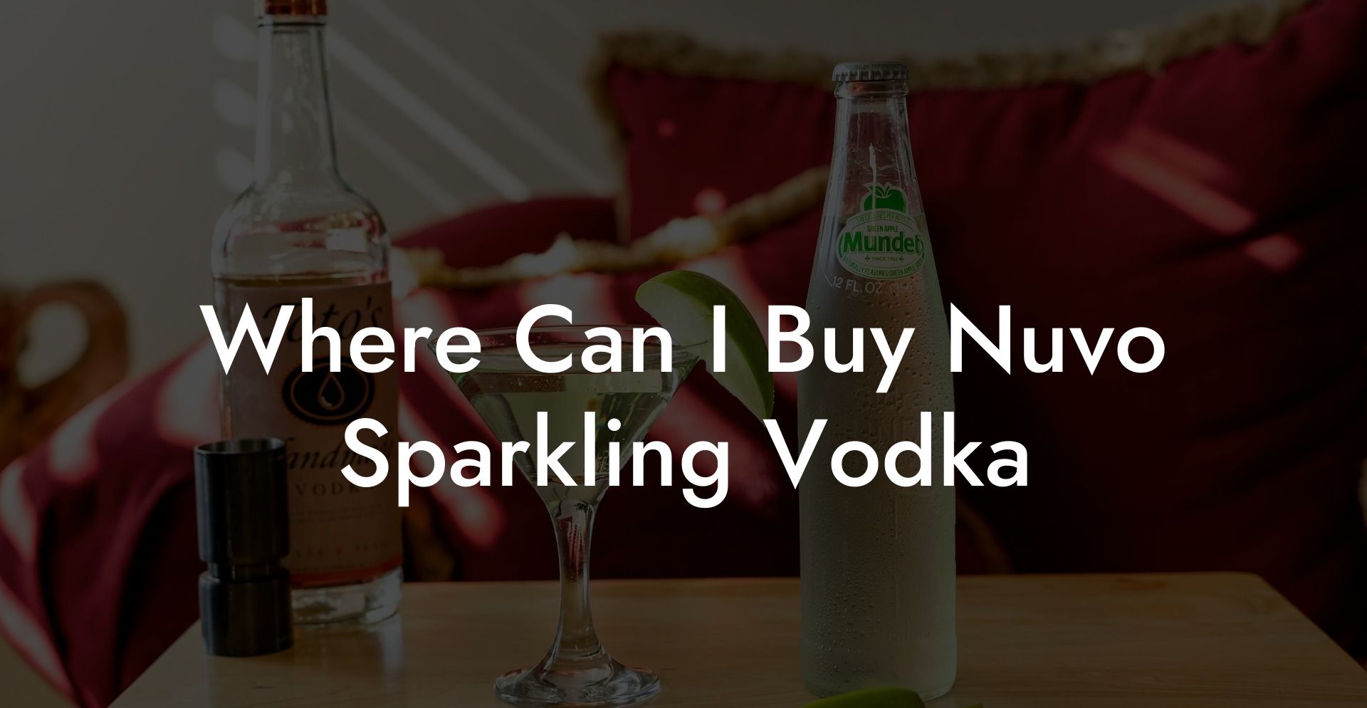 Where Can I Buy Nuvo Sparkling Vodka