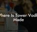 Where Is Tower Vodka Made
