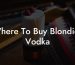 Where To Buy Blondies Vodka