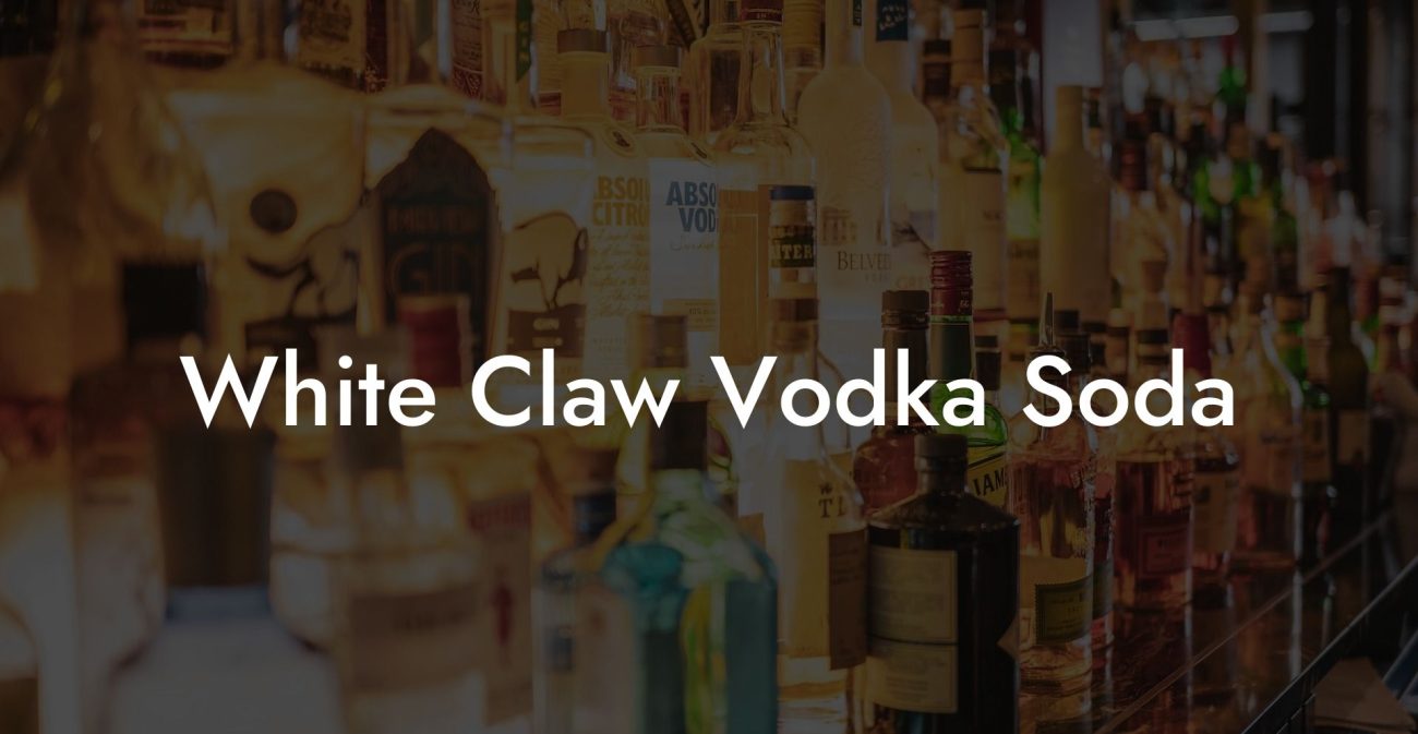 White Claw Vodka Soda