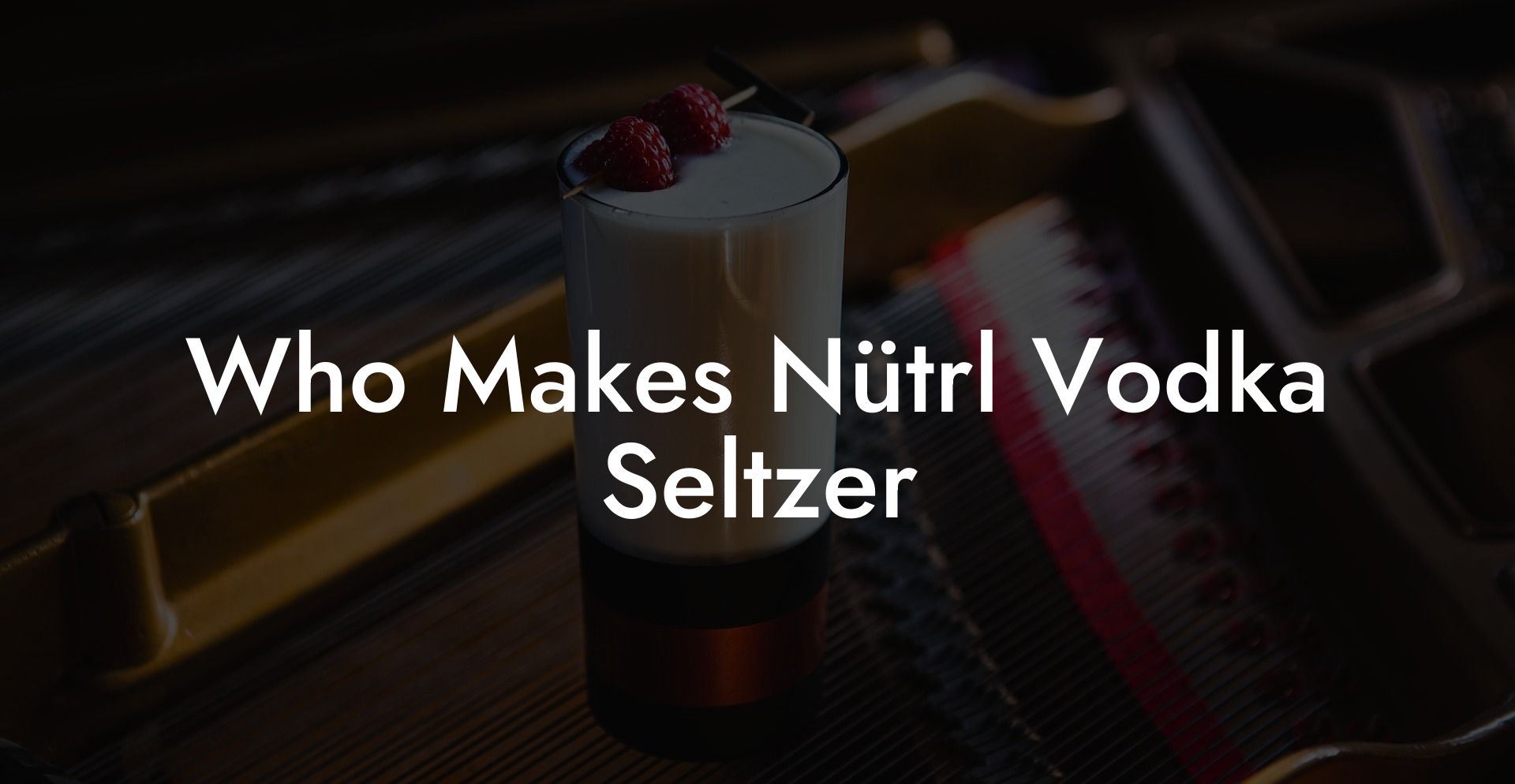 Who Makes Nütrl Vodka Seltzer