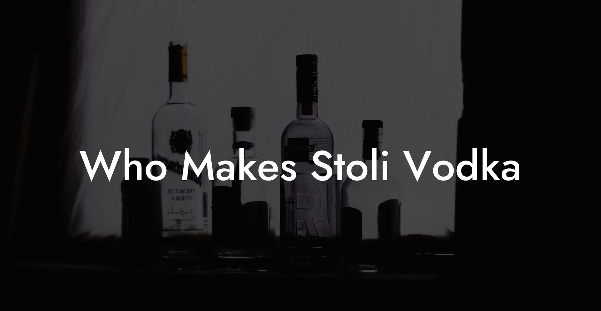 Who Makes Stoli Vodka