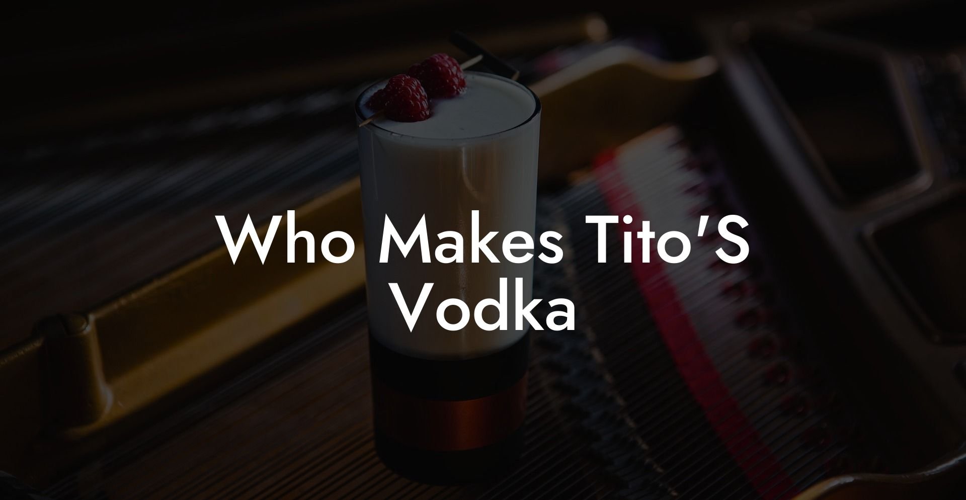 Who Makes Tito'S Vodka