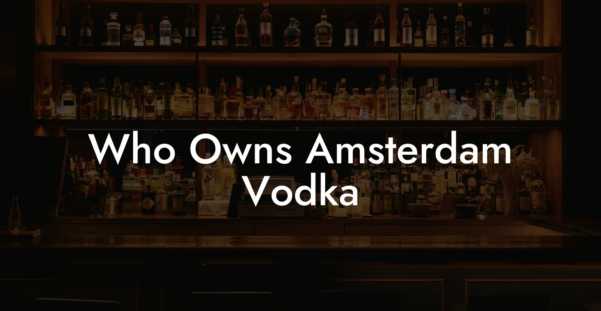 Who Owns Amsterdam Vodka