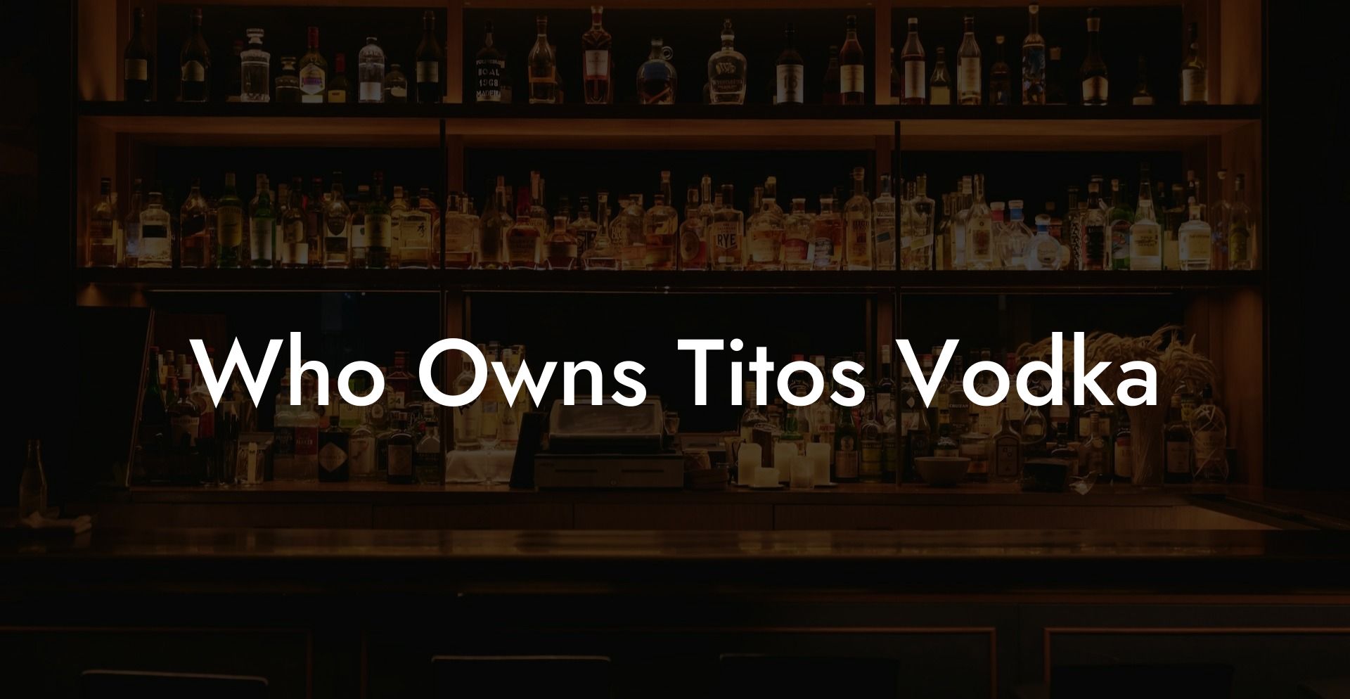 Who Owns Titos Vodka